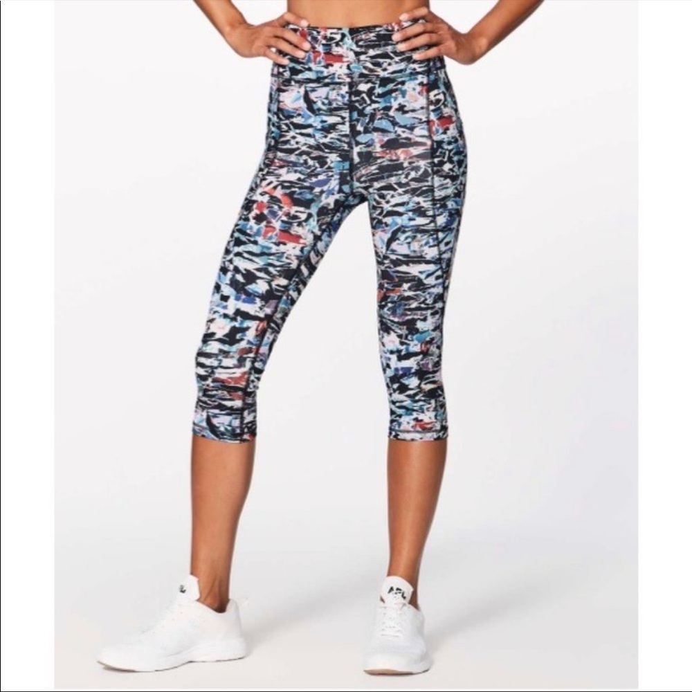 lululemon athletica Multicolor Patterned Leggings